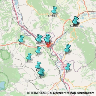 Mappa Via Camerano, 01028 Orte VT, Italia (8.6525)