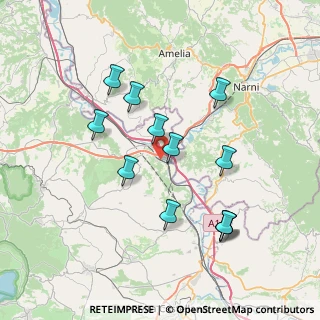 Mappa Via Camerano, 01028 Orte VT, Italia (7.45833)