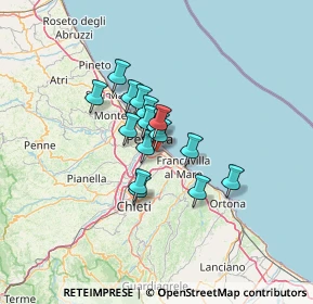 Mappa 65129 Pescara PE, Italia (8.57875)