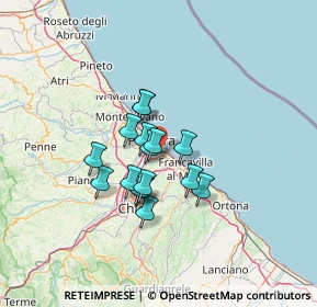 Mappa 65129 Pescara PE, Italia (9.71438)