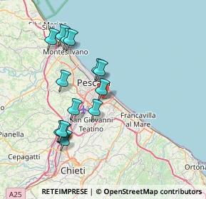 Mappa 65129 Pescara PE, Italia (7.56643)