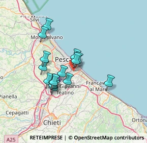 Mappa 65129 Pescara PE, Italia (5.84533)