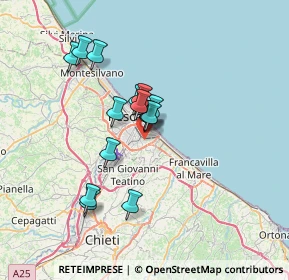 Mappa 65129 Pescara PE, Italia (5.70533)
