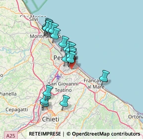 Mappa 65129 Pescara PE, Italia (6.595)
