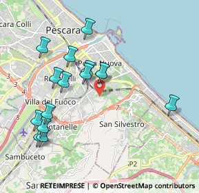 Mappa 65129 Pescara PE, Italia (2.086)