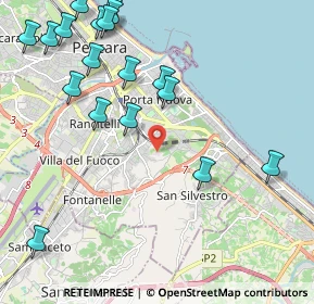 Mappa 65129 Pescara PE, Italia (2.77667)
