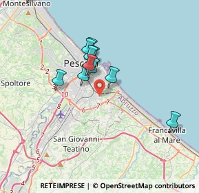 Mappa 65129 Pescara PE, Italia (3.9525)