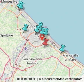 Mappa 65129 Pescara PE, Italia (3.02364)