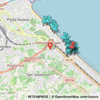 Mappa Via Monte Carmelo, 65129 Pescara PE, Italia (0.893)
