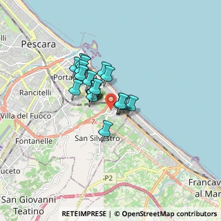 Mappa Via Monte Carmelo, 65129 Pescara PE, Italia (1.135)