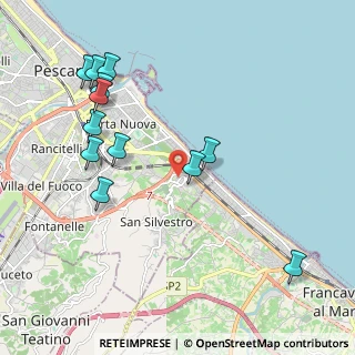 Mappa Via Monte Carmelo, 65129 Pescara PE, Italia (2.36583)