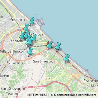 Mappa Via Monte Carmelo, 65129 Pescara PE, Italia (1.95154)
