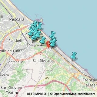 Mappa Via Monte Carmelo, 65129 Pescara PE, Italia (1.50722)