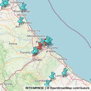 Mappa Via Monte Carmelo, 65129 Pescara PE, Italia (23.36071)