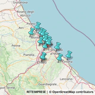 Mappa Via Celestino V, 65129 Pescara PE, Italia (8.85867)