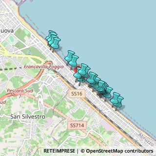 Mappa V.le Alcione, 66023 Pescara PE, Italia (0.729)