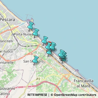Mappa V.le Alcione, 66023 Pescara PE, Italia (1.2525)