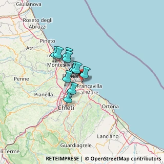 Mappa V.le Alcione, 66023 Pescara PE, Italia (8.57455)
