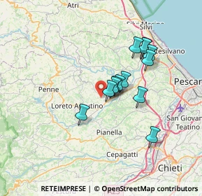 Mappa Str. dei Fiori, 65010 Collecorvino PE, Italia (5.80385)
