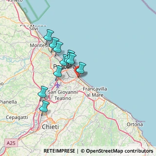 Mappa Via Alfredo Luciani, 65129 Pescara PE, Italia (6.23364)
