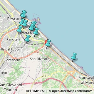 Mappa Via Alfredo Luciani, 65129 Pescara PE, Italia (2.43286)