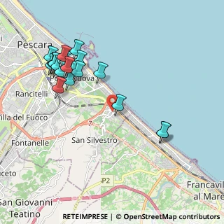 Mappa Via Alfredo Luciani, 65129 Pescara PE, Italia (2.3335)