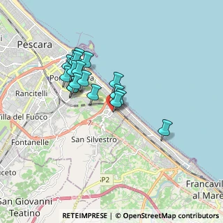 Mappa Via Alfredo Luciani, 65129 Pescara PE, Italia (1.57167)