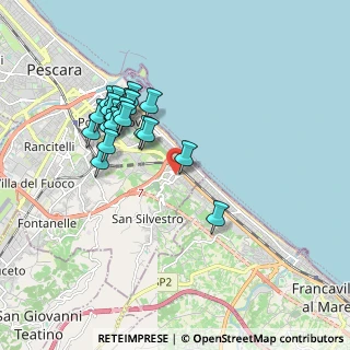 Mappa Via Alfredo Luciani, 65129 Pescara PE, Italia (1.8035)