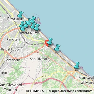 Mappa Via Alfredo Luciani, 65129 Pescara PE, Italia (2.3025)