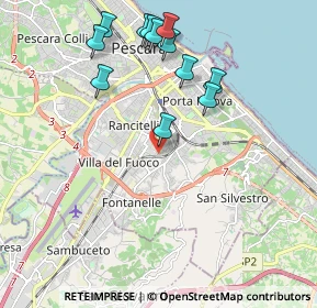Mappa Via Teverone, 65129 Pescara PE, Italia (2.21083)