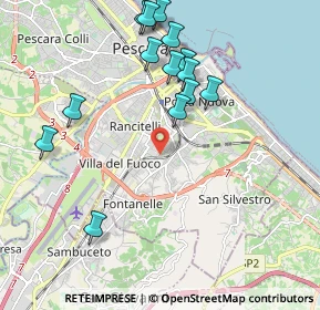 Mappa Via Teverone, 65129 Pescara PE, Italia (2.22929)