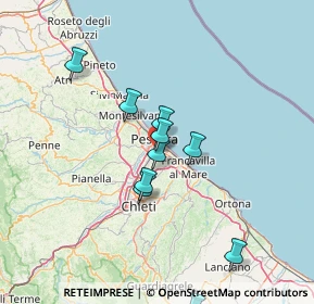 Mappa Via Teverone, 65129 Pescara PE, Italia (18.02833)