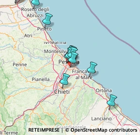 Mappa Via Teverone, 65129 Pescara PE, Italia (14.80769)