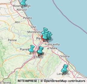 Mappa Via Teverone, 65129 Pescara PE, Italia (12.2)