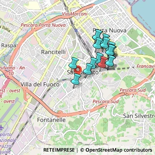 Mappa Via Neto, 65129 Pescara PE, Italia (0.818)