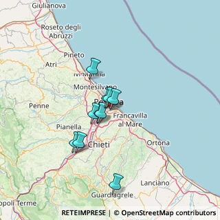 Mappa Via Neto, 65129 Pescara PE, Italia (25.53733)