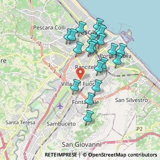 Mappa Via Tiburtina Valeria, 65121 Pescara PE, Italia (1.8735)