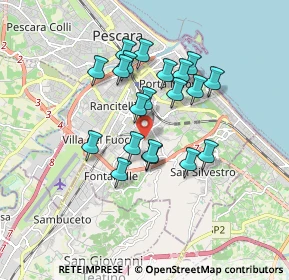 Mappa Via Lago di Civita, 65129 Pescara PE, Italia (1.504)