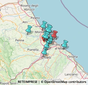 Mappa SP 67, 65010 Spoltore PE, Italia (6.61231)