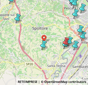 Mappa SP 67, 65010 Spoltore PE, Italia (3.21143)