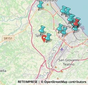 Mappa SP 67, 65010 Spoltore PE, Italia (4.97133)