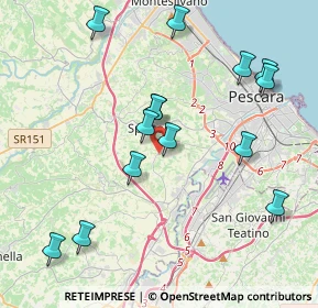 Mappa SP 67, 65010 Spoltore PE, Italia (4.43714)