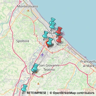 Mappa Via Tiburtina Valeria, 65010 Pescara PE, Italia (3.36727)