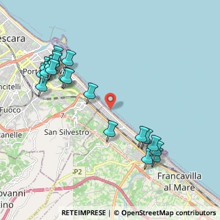 Mappa Via Umberto Ricci, 66023 Francavilla al Mare CH, Italia (2.5225)