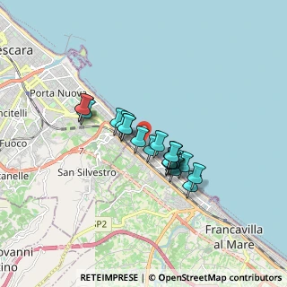 Mappa Via Umberto Ricci, 66023 Francavilla al Mare CH, Italia (1.286)