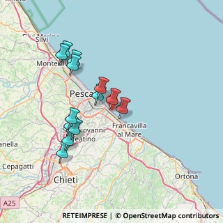 Mappa Via Umberto Ricci, 66023 Francavilla al Mare CH, Italia (7.22308)