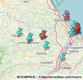 Mappa Viale Italia, 65010 Barberi PE, Italia (10.2055)