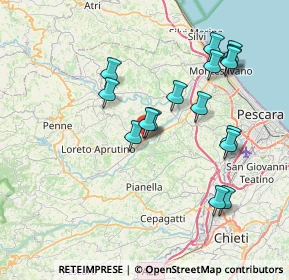 Mappa Viale Italia, 65010 Barberi PE, Italia (7.775)