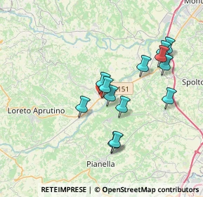 Mappa Viale Italia, 65010 Barberi PE, Italia (3.48231)