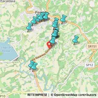 Mappa Via F. Fontinori, 65017 Penne PE, Italia (0.9395)
